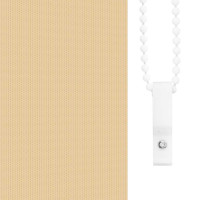 Produktbild för Rullgardin mörkläggningsbar beige 160x210 cm tygbredd 156,6 cm
