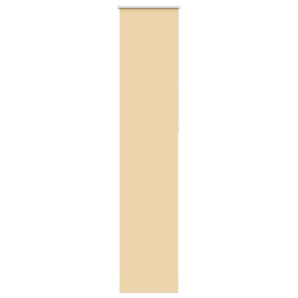 Produktbild för Rullgardin mörkläggningsbar beige 40x230 cm tyg bredd 35,7 cm