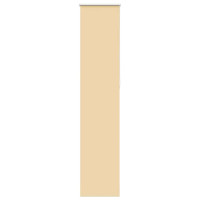 Produktbild för Rullgardin mörkläggningsbar beige 40x230 cm tyg bredd 35,7 cm