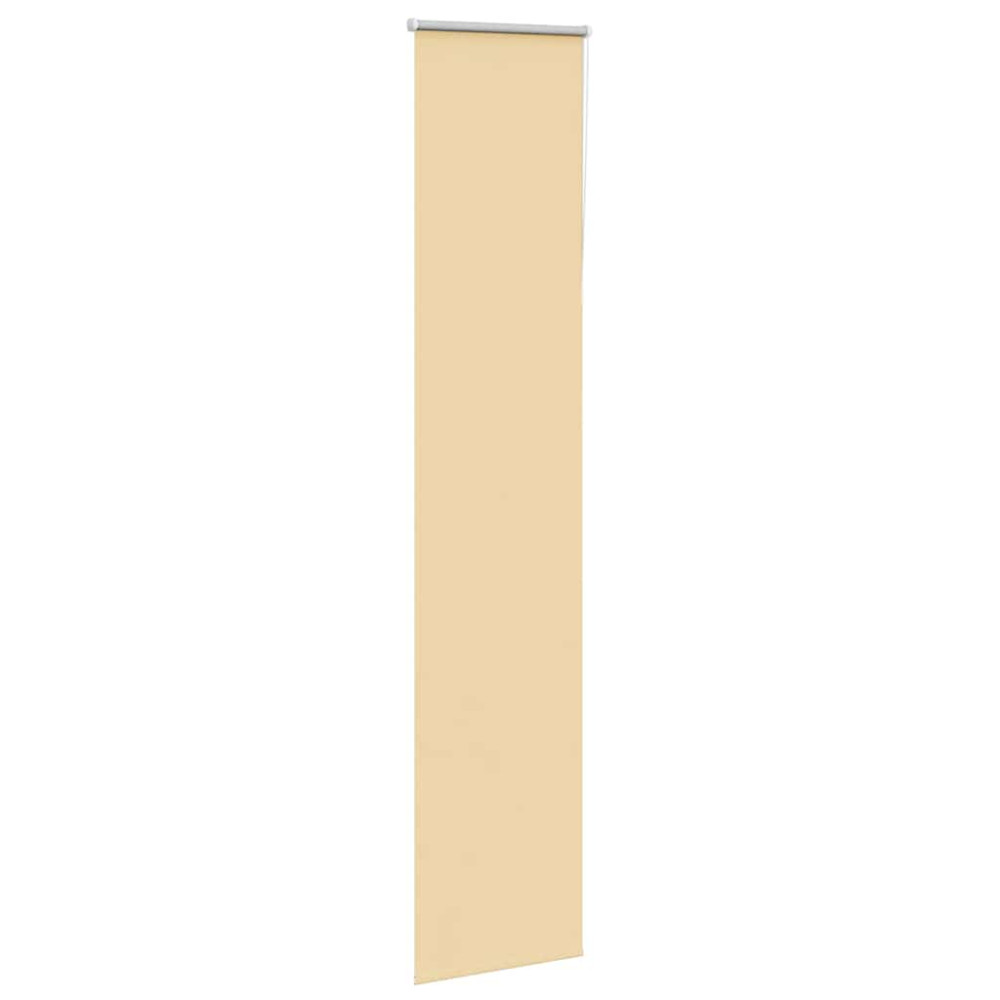 Produktbild för Rullgardin mörkläggningsbar beige 55x230 cm tyg bredd 50,7 cm