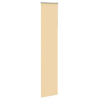 Produktbild för Rullgardin mörkläggningsbar beige 55x230 cm tyg bredd 50,7 cm