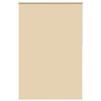 Produktbild för Rullgardin mörkläggningsbeige 150x230 cm tyg bredd 146,6 cm