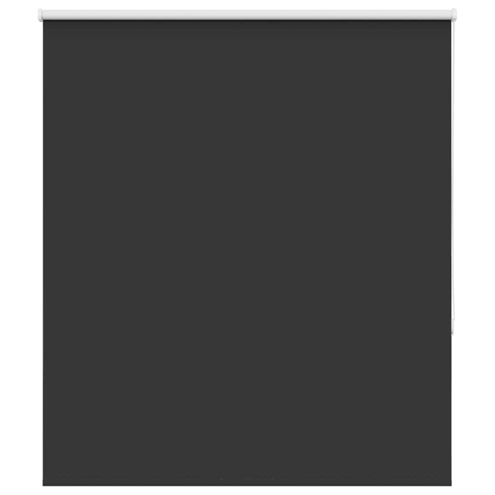 Produktbild för Rullgardin mörkläggning svart 140x175 cm tyg bredd 136,6 cm