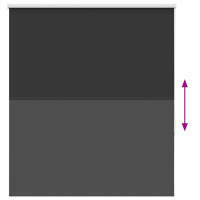 Produktbild för Rullgardin mörkläggning svart 140x175 cm tyg bredd 136,6 cm