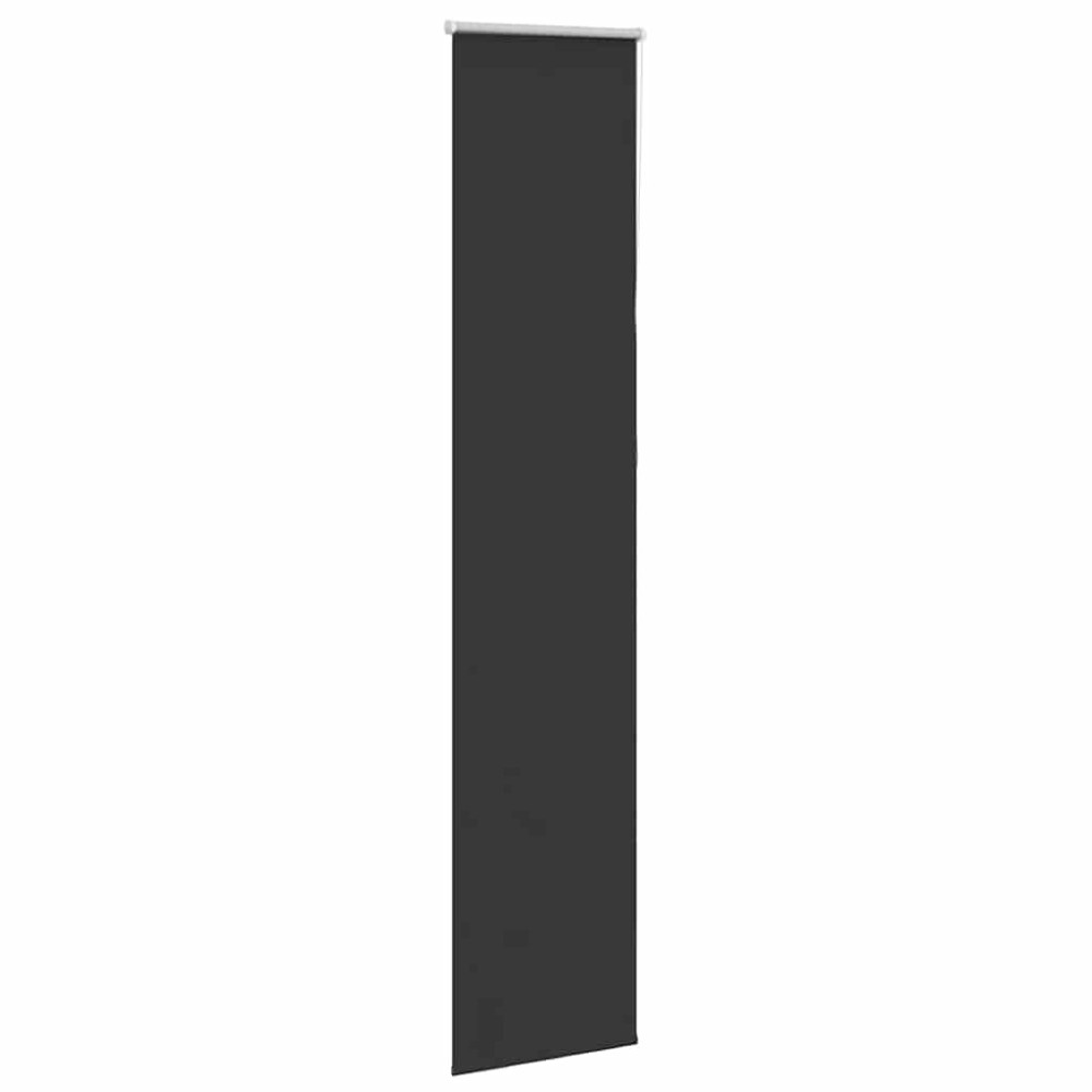 Produktbild för Rullgardin mörkläggning svart 45x230 cm tygbredd 40,7 cm
