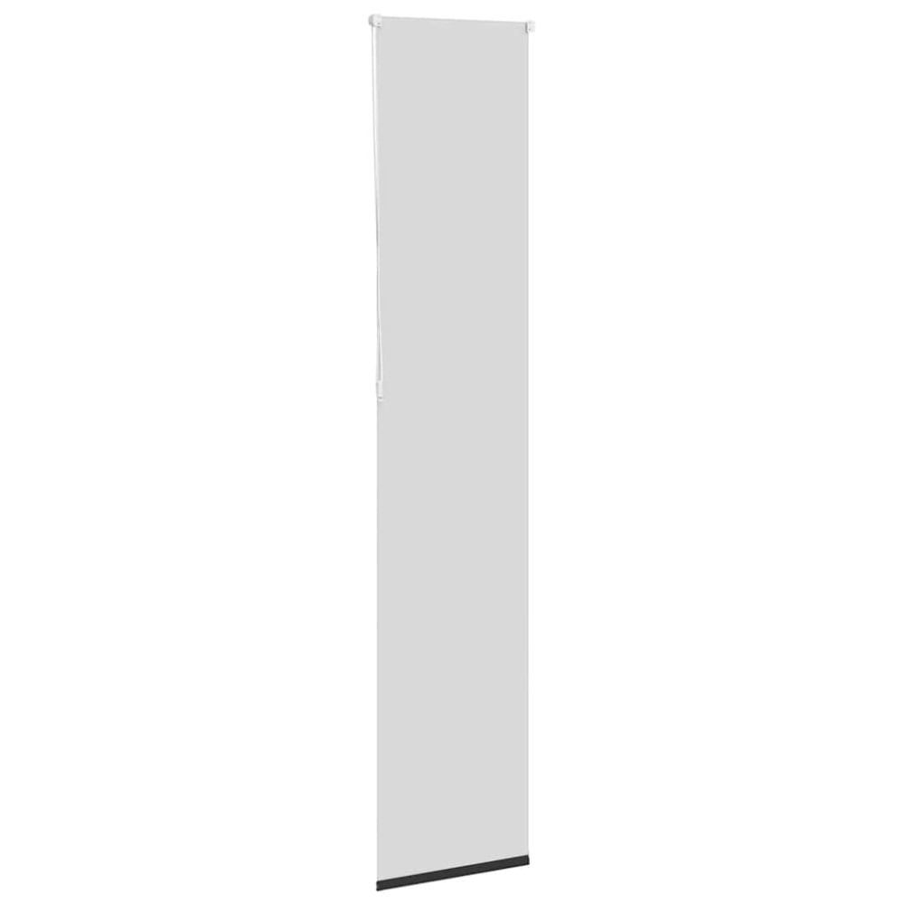 Produktbild för Rullgardin mörkläggning svart 50x230 cm tyg bredd 45,7 cm