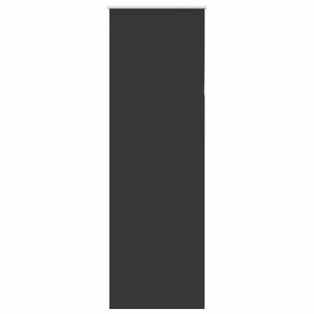 Produktbild för Rullgardin mörkläggning svart 65x230 cm tyg bredd 60,7 cm