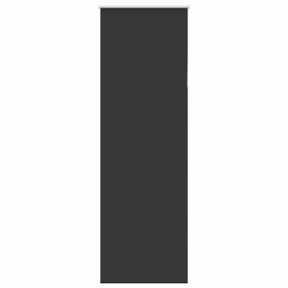 Produktbild för Rullgardin mörkläggning svart 80x230 cm tyg bredd 75,7 cm