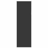 Produktbild för Rullgardin mörkläggning svart 80x230 cm tyg bredd 75,7 cm