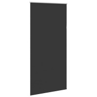 Produktbild för Rullgardin mörkläggning svart 100x230 cm tyg bredd 95,7 cm