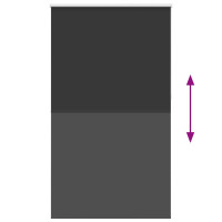 Produktbild för Rullgardin mörkläggning svart 135x230 cm tyg bredd 131,6 cm