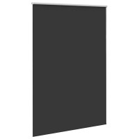 Produktbild för Rullgardin mörkläggning svart 150x230 cm tyg bredd 146,6 cm