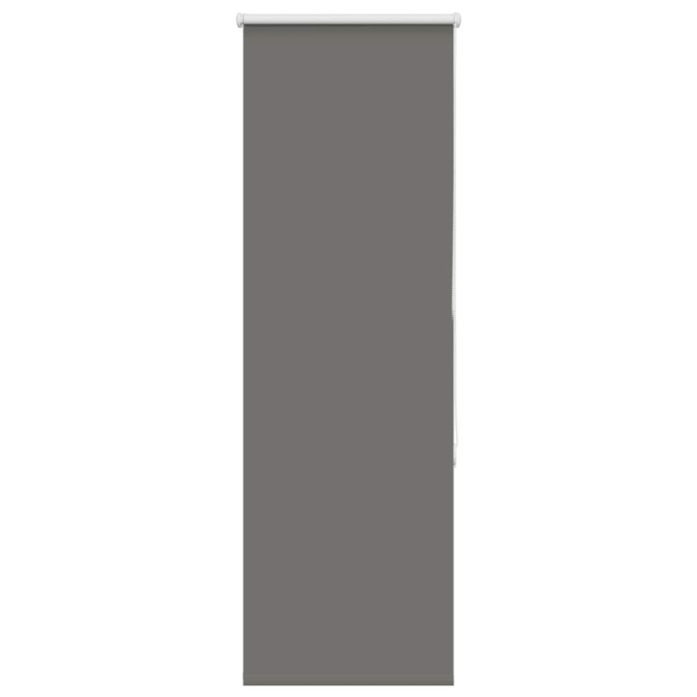 Produktbild för Rullgardin mörkläggning grå 40x130 cm tyg bredd 35,7 cm