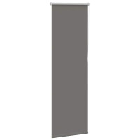 Produktbild för Rullgardin mörkläggning grå 40x130 cm tyg bredd 35,7 cm