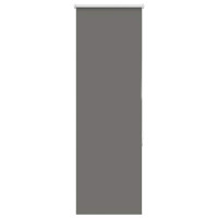 Produktbild för Rullgardin mörkläggning grå 45x130 cm tygbredd 40,7 cm