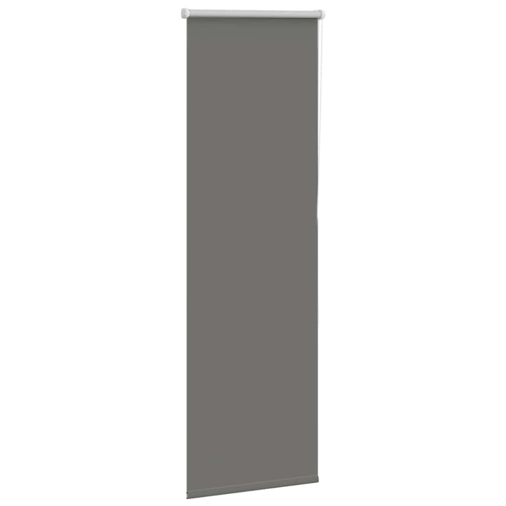 Produktbild för Rullgardin mörkläggning grå 50x130 cm tyg bredd 45,7 cm