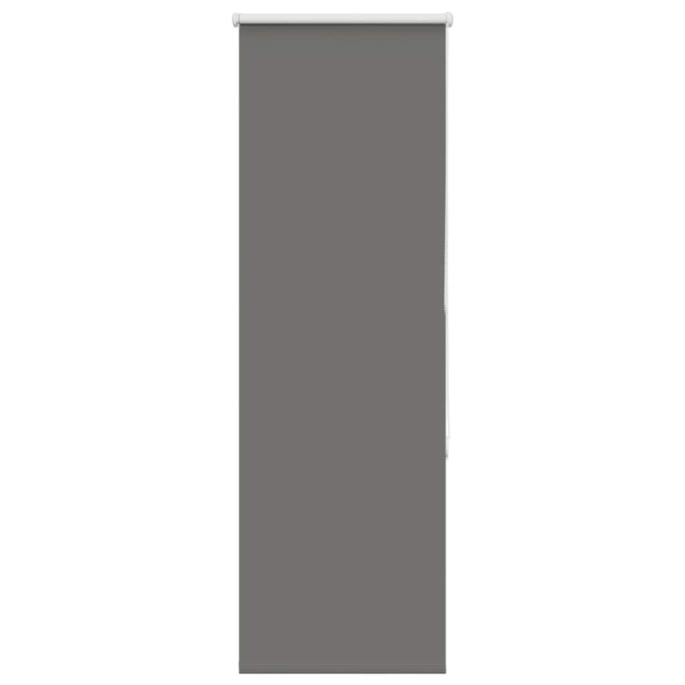 Produktbild för Rullgardin mörkläggning grå 60x130 cm tyg bredd 55,7 cm