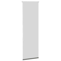 Produktbild för Rullgardin mörkläggning grå 60x130 cm tyg bredd 55,7 cm