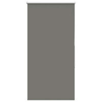 Produktbild för Rullgardin mörkläggning grå 70x130 cm tyg bredd 65,7 cm