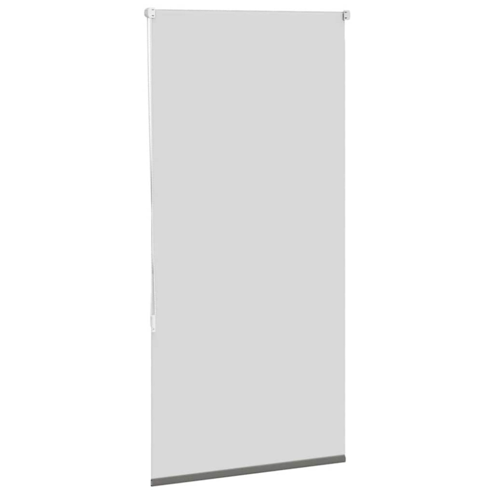 Produktbild för Rullgardin mörkläggning grå 70x130 cm tyg bredd 65,7 cm
