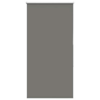 Produktbild för Rullgardin mörkläggning grå 85x130 cm tyg bredd 80,7 cm