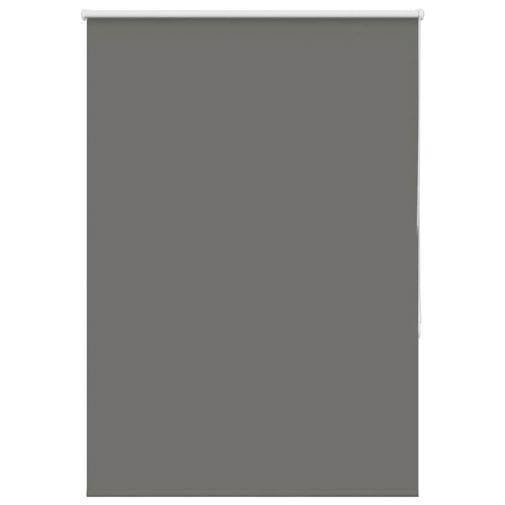 Produktbild för Rullgardin mörkläggning grå 90x130 cm tyg bredd 85,7 cm
