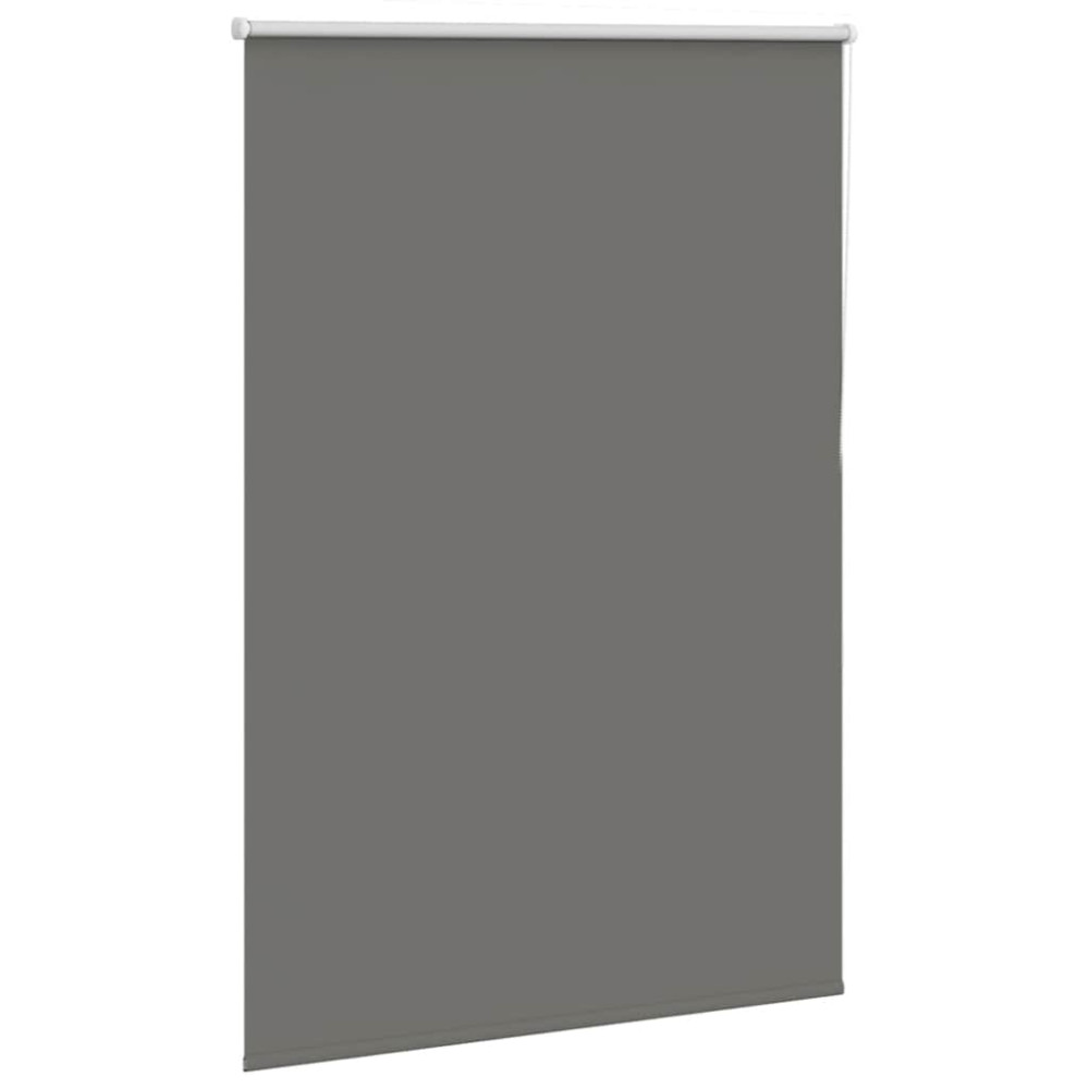 Produktbild för Rullgardin mörkläggning grå 100x130 cm tyg bredd 95,7 cm