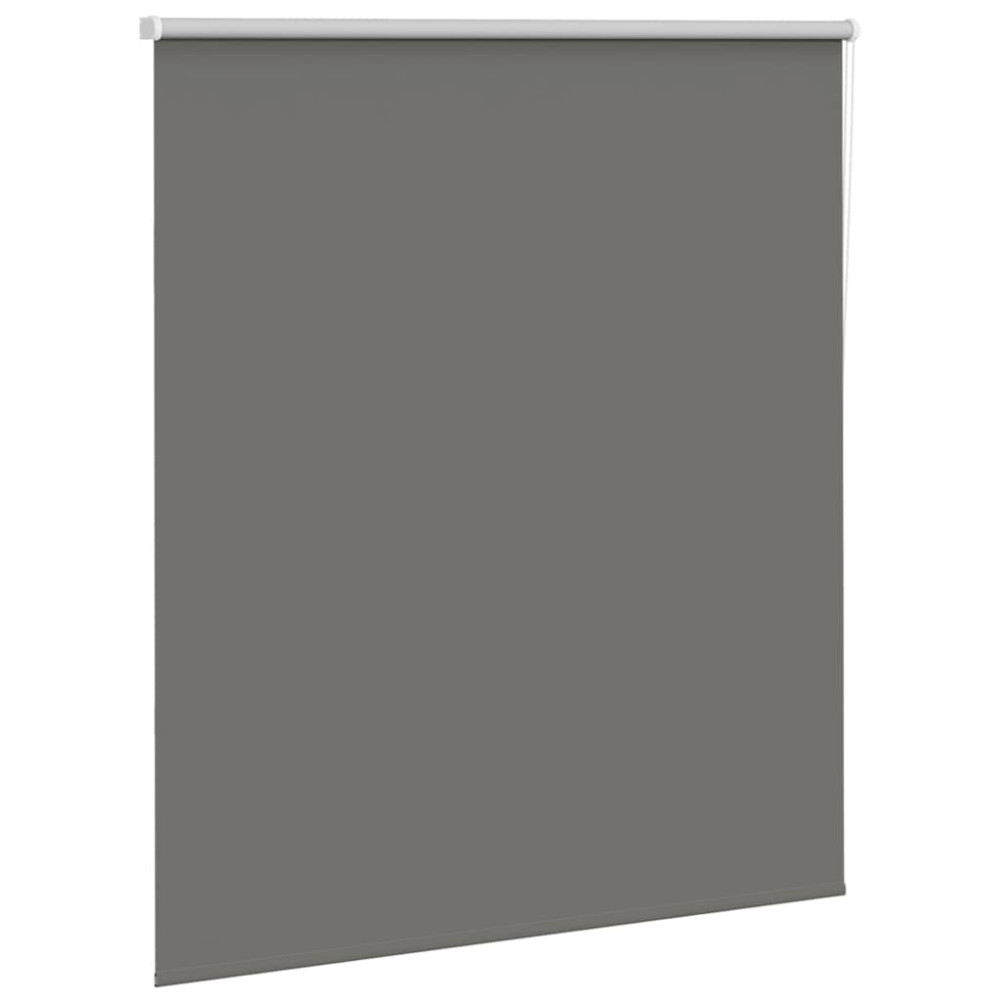 Produktbild för Rullgardin mörkläggning grå 125x130 cm tyg bredd 121,6 cm