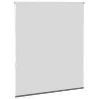 Produktbild för Rullgardin mörkläggning grå 125x130 cm tyg bredd 121,6 cm