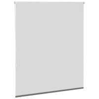 Produktbild för Rullgardin mörkläggning grå 130x130 cm tyg bredd 126,6 cm