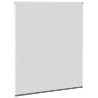 Produktbild för Rullgardin mörkläggning grå 140x130 cm tyg bredd 136,6 cm