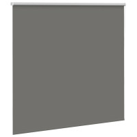 Produktbild för Rullgardin mörkläggning grå 145x130 cm tyg bredd 141,6 cm
