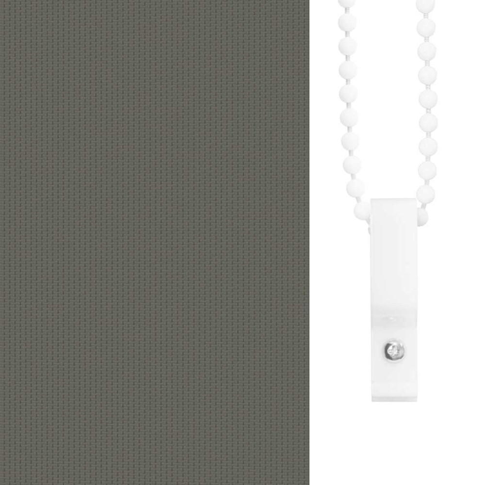 Produktbild för Rullgardin mörkläggning grå 145x130 cm tyg bredd 141,6 cm