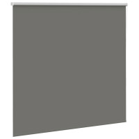 Produktbild för Rullgardin mörkläggning grå 150x130 cm tyg bredd 146,6 cm