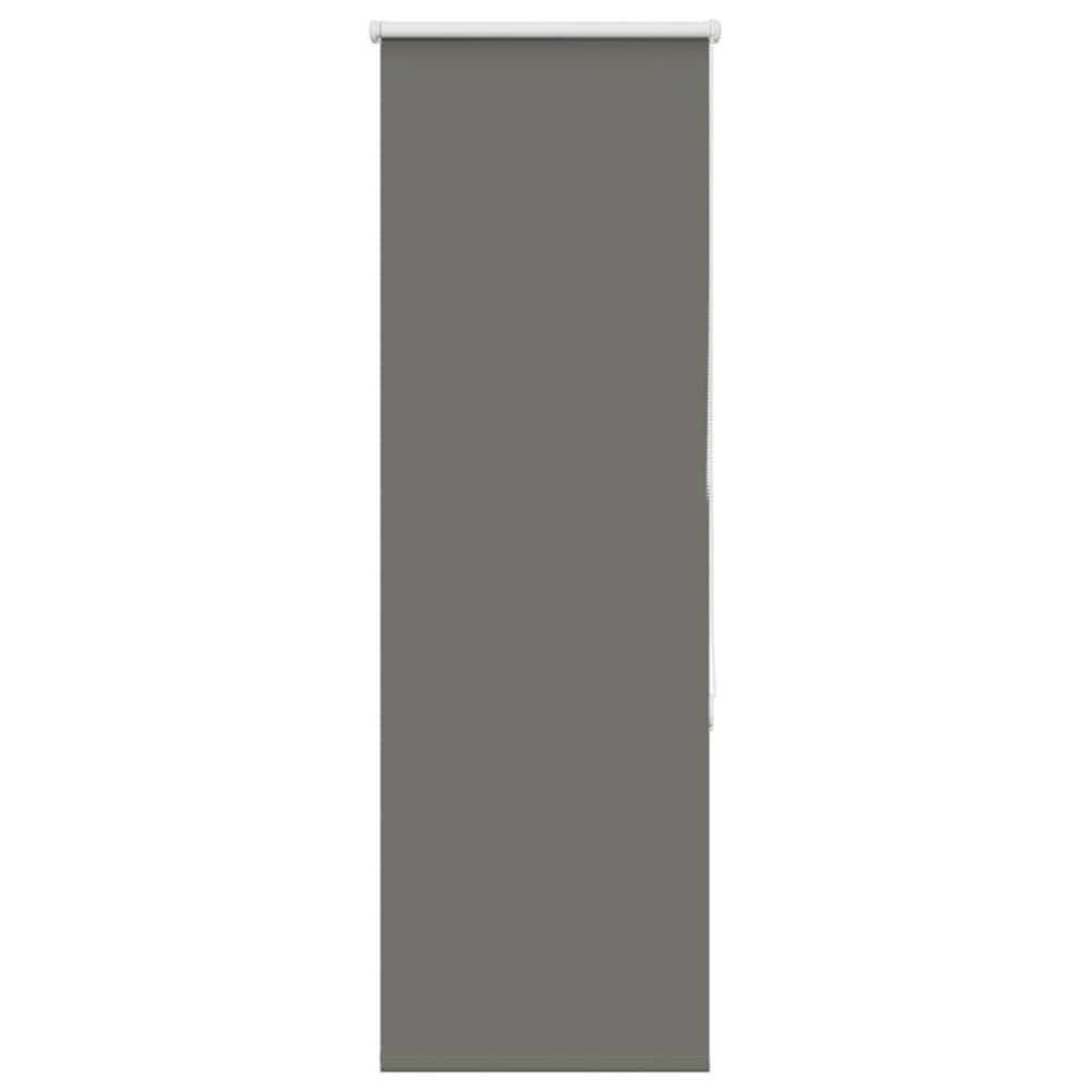 Produktbild för Rullgardin mörkläggning grå 45x150 cm tyg bredd 40,7 cm