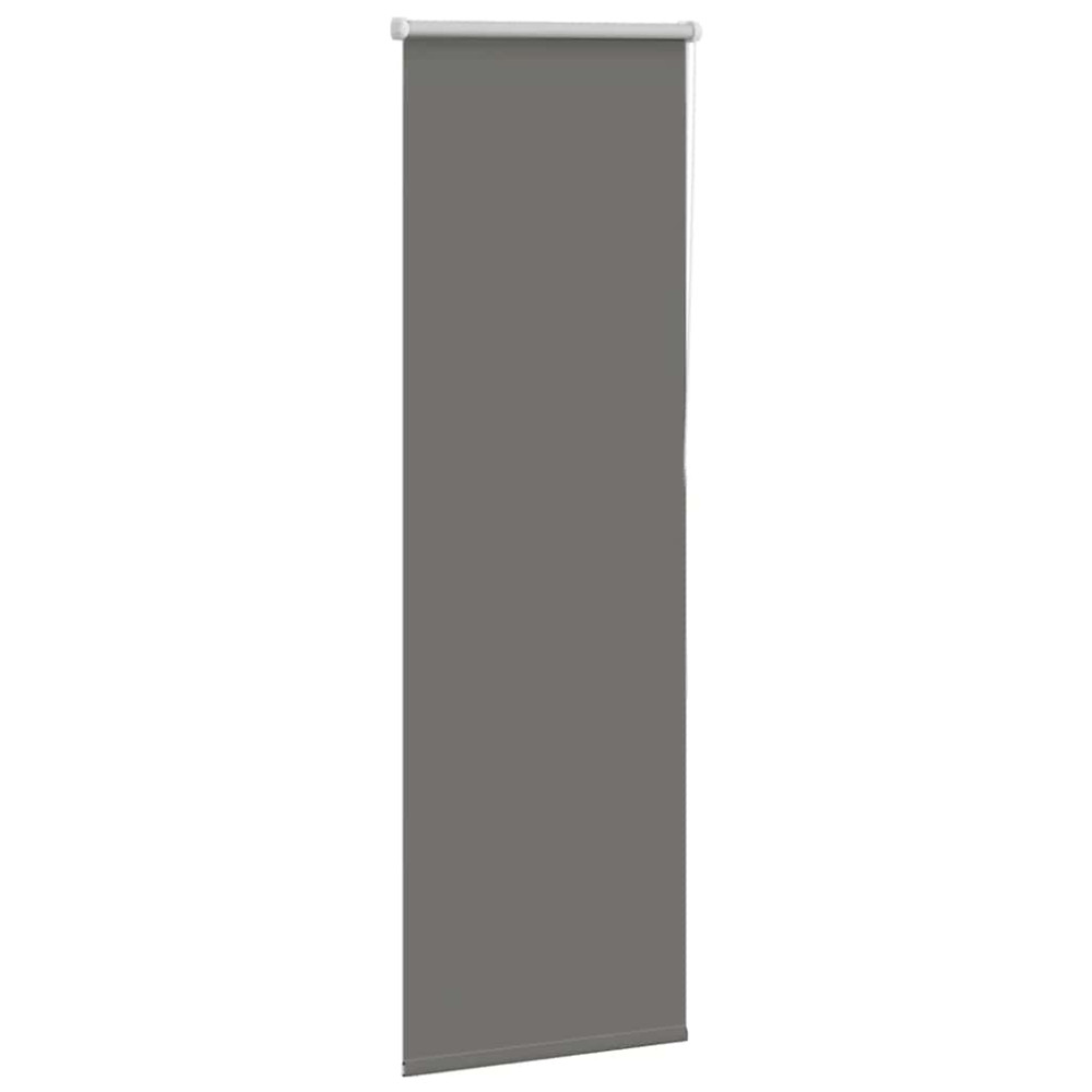 Produktbild för Rullgardin mörkläggning grå 60x150 cm tyg bredd 55,7 cm