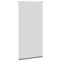 Produktbild för Rullgardin mörkläggning grå 75x150 cm tyg bredd 70,7 cm