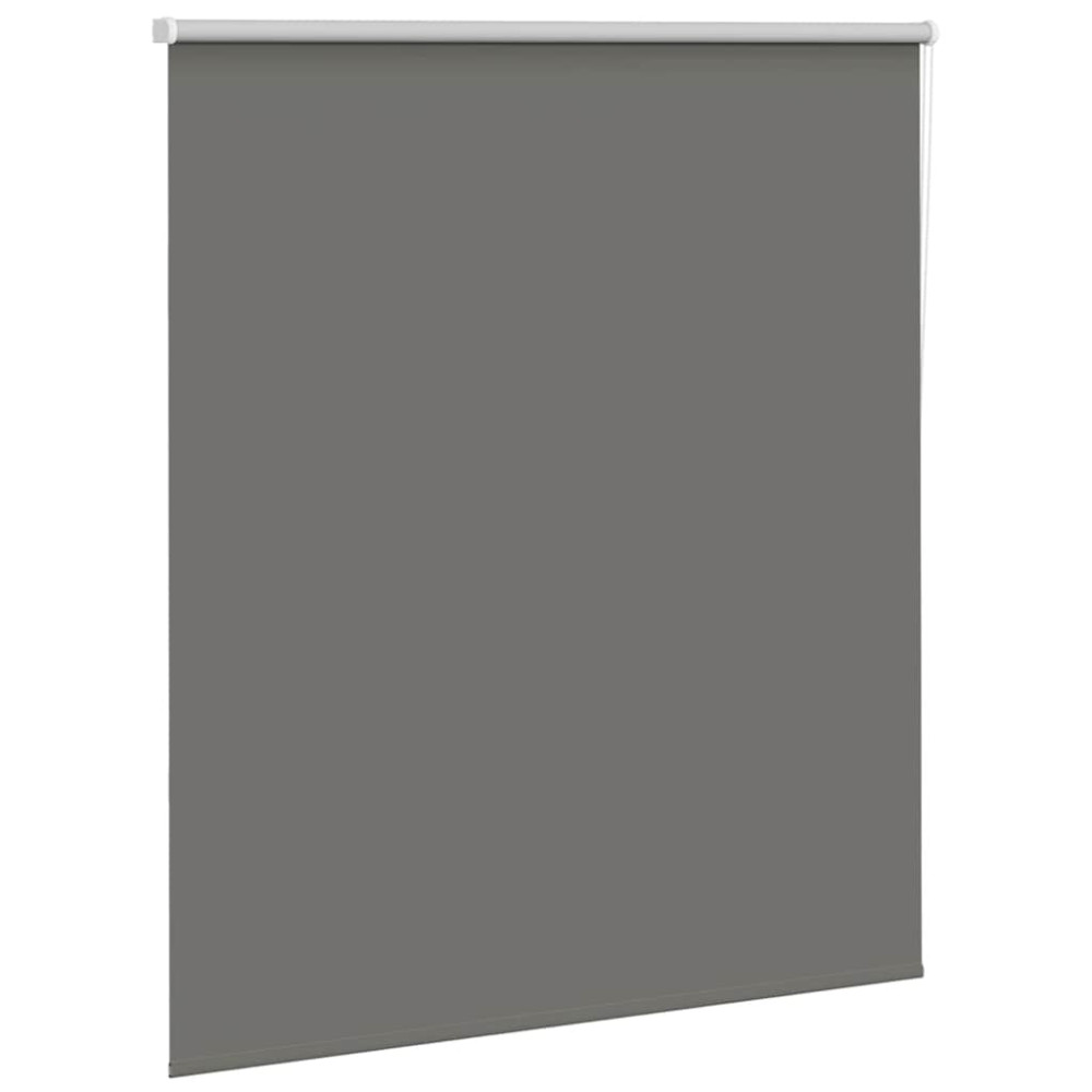 Produktbild för Rullgardin mörkläggning grå 120x150 cm tyg bredd 116,6 cm