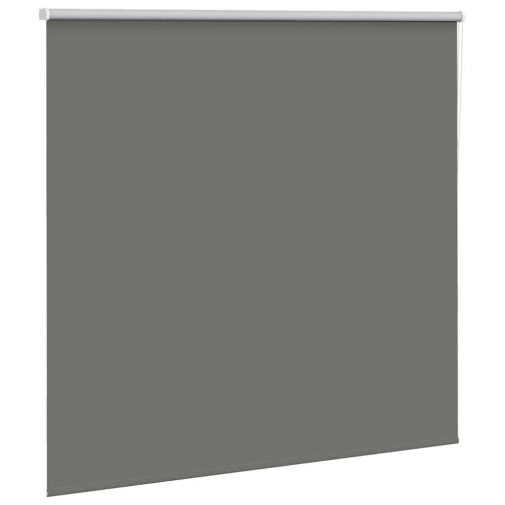 Produktbild för Rullgardin mörkläggning grå 150x150 cm tyg bredd 146,6 cm