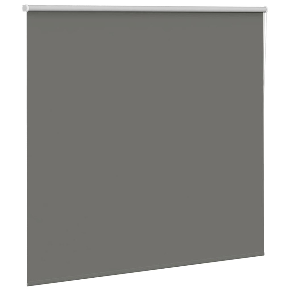 Produktbild för Rullgardin mörkläggning grå 160x150 cm tyg bredd 156,6 cm
