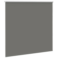 Produktbild för Rullgardin mörkläggning grå 160x150 cm tyg bredd 156,6 cm