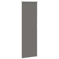Produktbild för Rullgardin mörkläggning grå 45x175 cm tygbredd 40,7 cm