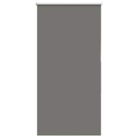 Produktbild för Rullgardin mörkläggning grå 75x175 cm tyg bredd 70,7 cm