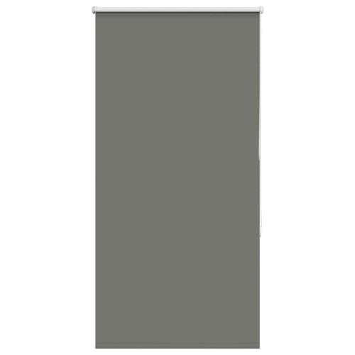 vidaXL Rullgardin mörkläggning grå 80x175 cm tyg bredd 75,7 cm
