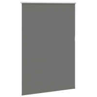 Produktbild för Rullgardin mörkläggning grå 105x175 cm tyg bredd 100,7 cm
