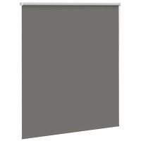 Produktbild för Rullgardin mörkläggning grå 135x175 cm tyg bredd 131,6 cm