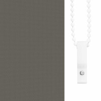 Produktbild för Rullgardin mörkläggning grå 135x175 cm tyg bredd 131,6 cm