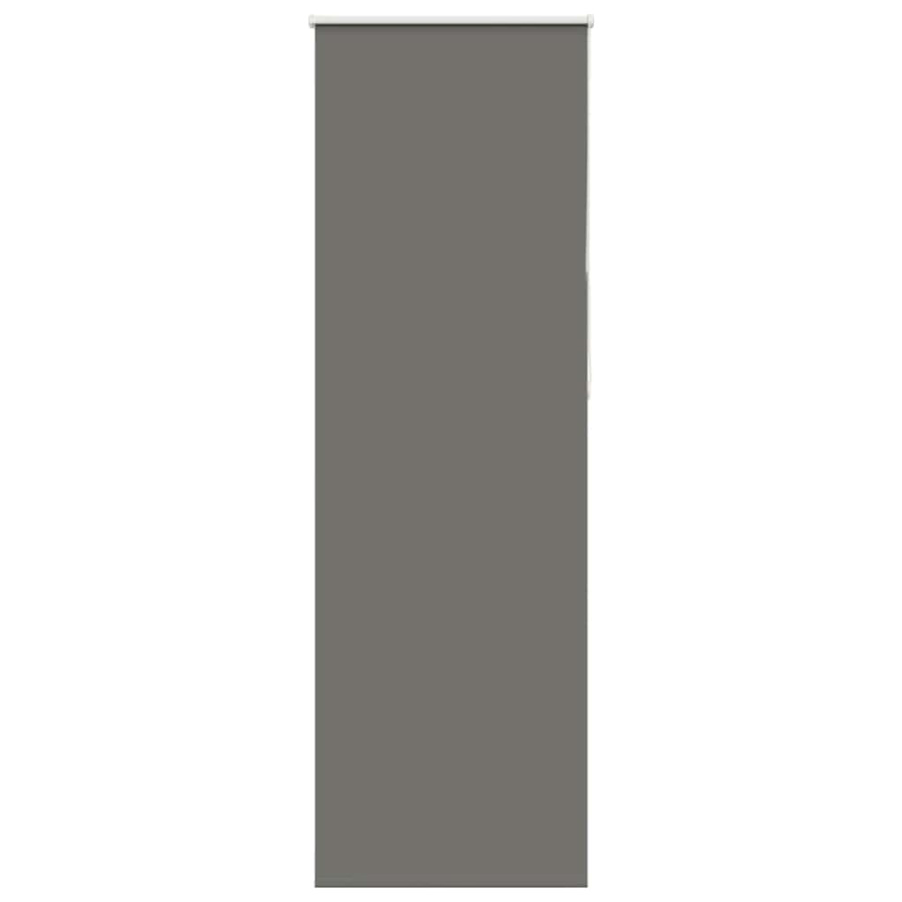 Produktbild för Rullgardin mörkläggning grå 65x210 cm tyg bredd 60,7 cm