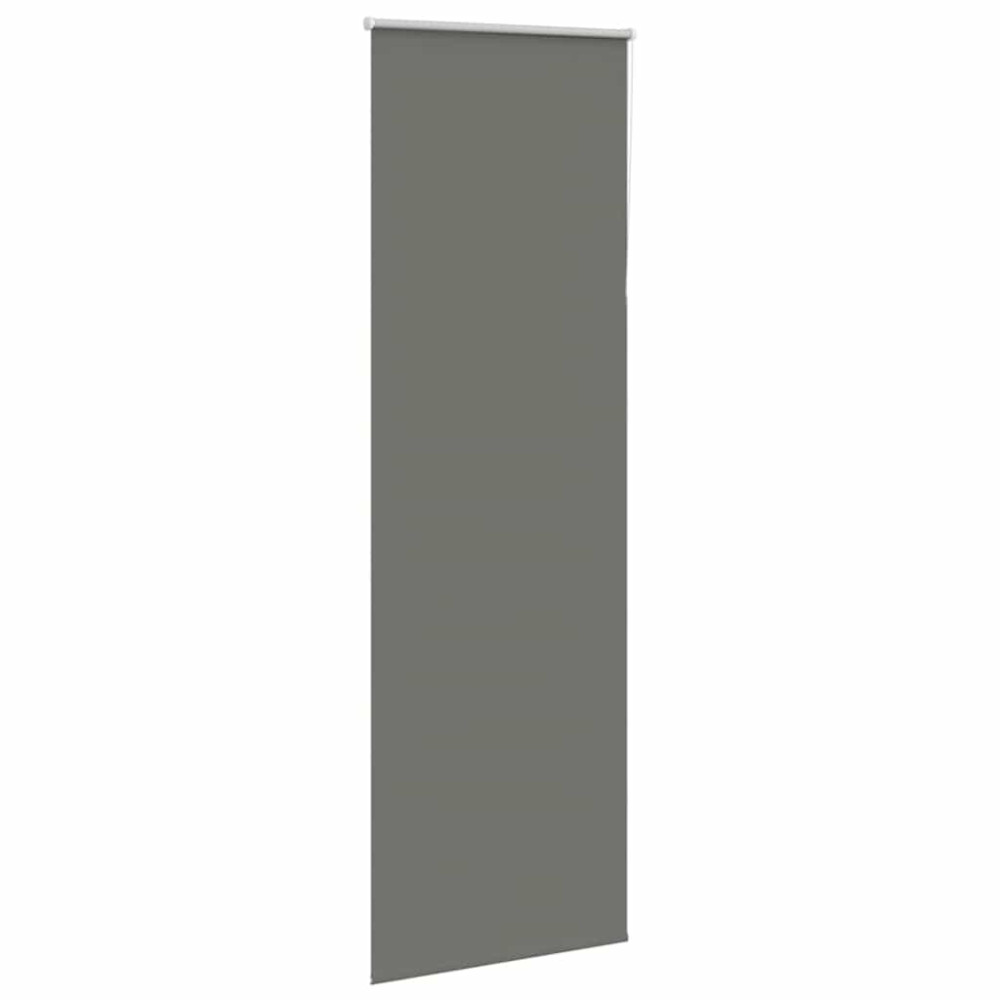 Produktbild för Rullgardin mörkläggning grå 65x210 cm tyg bredd 60,7 cm