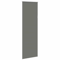 Produktbild för Rullgardin mörkläggning grå 65x210 cm tyg bredd 60,7 cm